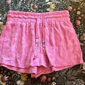 Forever 21 Barbie Collab Pink Terry Shorts